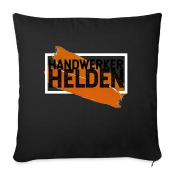 Handwerker Helden - Sofakissenbezug 45 x 45 cm - Schwarz - Vorne