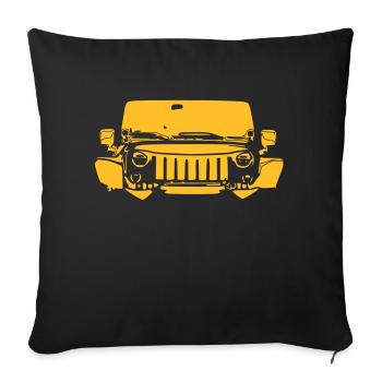 Angry 3 - Sofa pillowcase 17,3'' x 17,3'' (45 x 45 cm) - black - Front