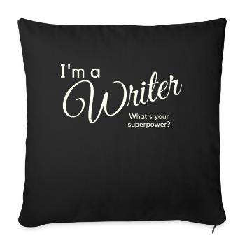 I m a writer - Sofakissenbezug 45 x 45 cm - Schwarz - Vorne