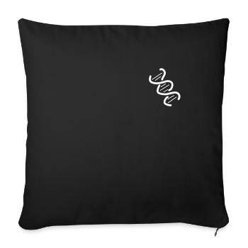 Genetics DNA - Sofa pillowcase 17,3'' x 17,3'' (45 x 45 cm) - black - Front