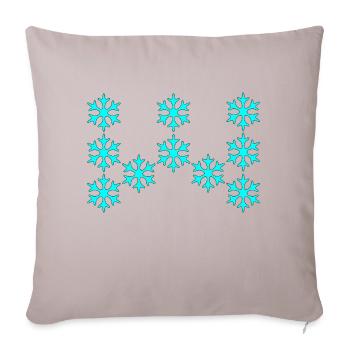 winter - Sofa pillowcase 17,3'' x 17,3'' (45 x 45 cm) - light taupe - Front