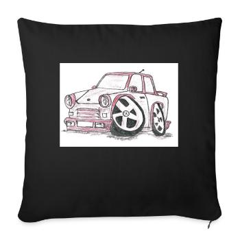 T CAR - Sofa pillowcase 17,3'' x 17,3'' (45 x 45 cm) - black - Front