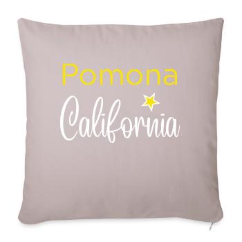 Pomona California - Housse de coussin décorative 45 x 45 cm - taupe clair - Devant