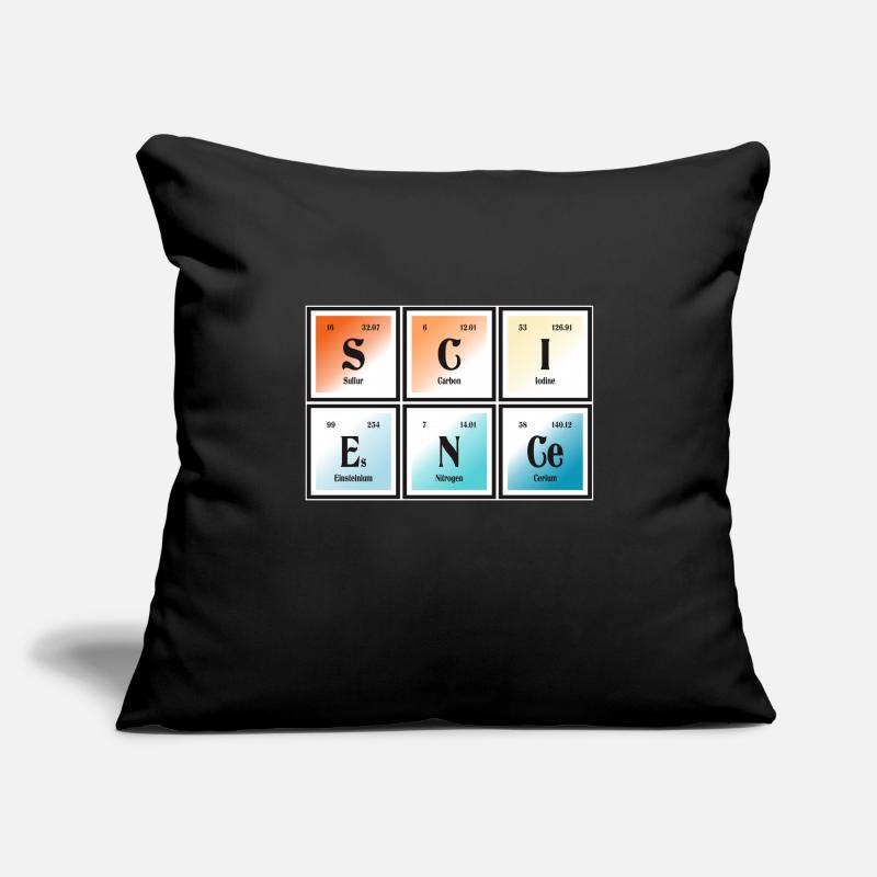 Science | Periodic Table of Elements Sofa pillowcase 17,3'' x 17,3'' (45 x 45 cm)