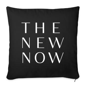 La nouvelle police désormais blanche - Housse de coussin décorative 45 x 45 cm - noir - Devant
