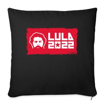 Lula é meu Presidente 22 - Lula 13 Brésil - Housse de coussin décorative 45 x 45 cm - noir - Devant