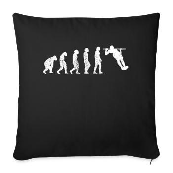 Fitness Athletes Bodybuilder Muscle Strength Training - Sofa pillowcase 17,3'' x 17,3'' (45 x 45 cm) - black - Front