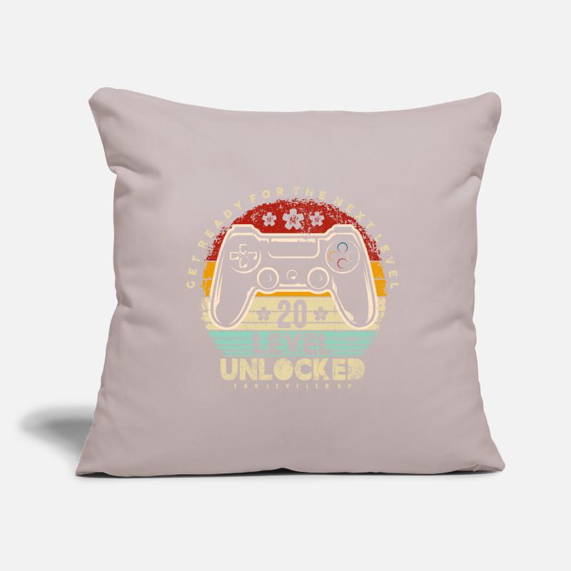 20 Unlocked Retro Controller Sofa pillowcase 17,3'' x 17,3'' (45 x 45 cm)