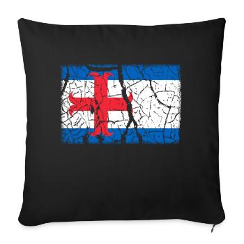 Zutphen Vintage - Sofa pillowcase 17,3'' x 17,3'' (45 x 45 cm) - black - Front