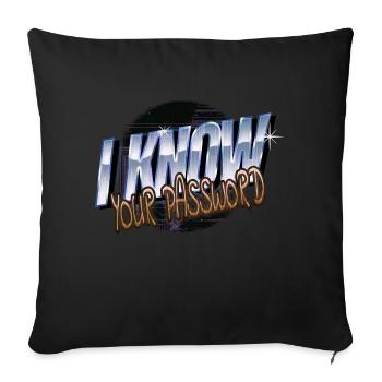 Gamer Analyst Gift Hacking Coder Bday Fun - Sofa pillowcase 17,3'' x 17,3'' (45 x 45 cm) - black - Front