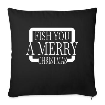 Dino Couples Fishing Bodybuilding Beard Joke - Sofa pillowcase 17,3'' x 17,3'' (45 x 45 cm) - black - Front
