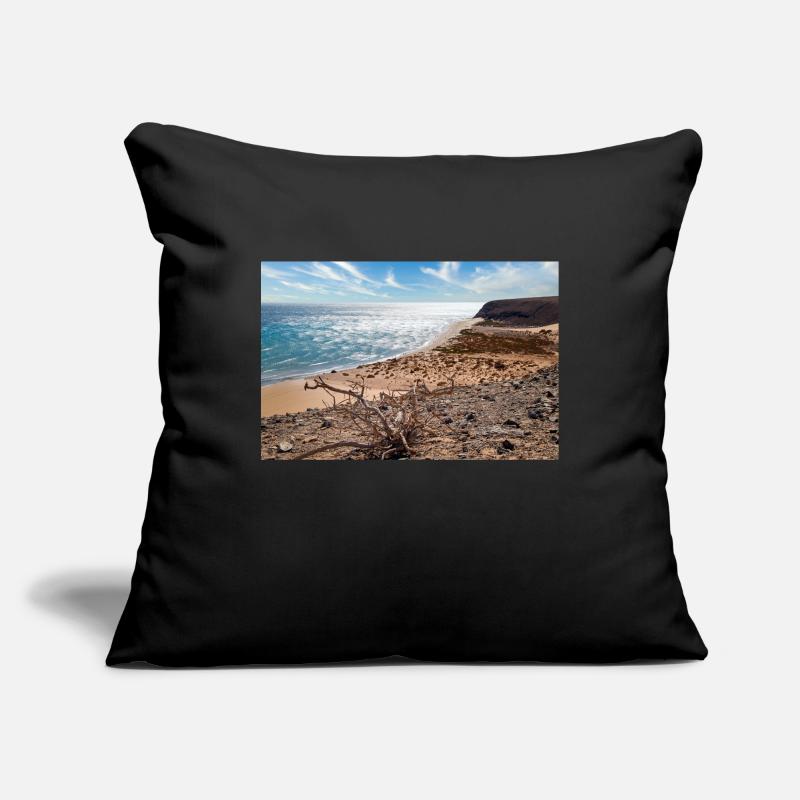 View over a beautiful bathing bay Risco del paso Sofa pillowcase 17,3'' x 17,3'' (45 x 45 cm)