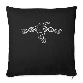 Skateboard Skating Longboard Skater Skateboarding - Housse de coussin décorative 45 x 45 cm - noir - Devant