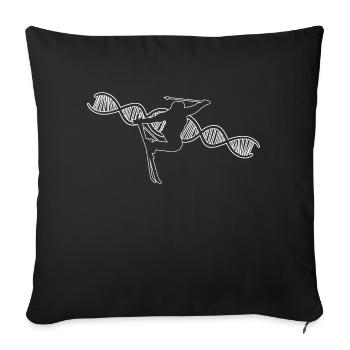 Skiing Skiers Ski Design Ski Ski Skiing Outfit - Sofa pillowcase 17,3'' x 17,3'' (45 x 45 cm) - black - Front