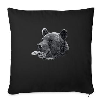 PEDRO Head Blade SW - Sofa pillowcase 17,3'' x 17,3'' (45 x 45 cm) - black - Front