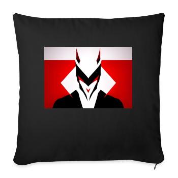 Le diable dans les détails - Housse de coussin décorative 45 x 45 cm - noir - Devant