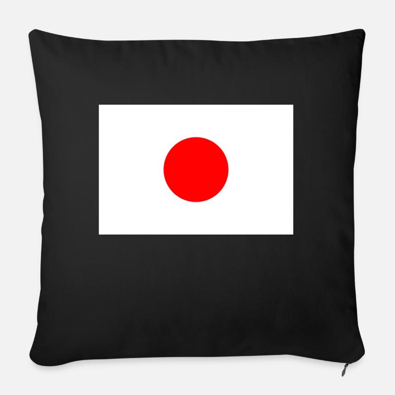 Japan rising sun og - Sofakissenbezug 45 x 45 cm - Schwarz