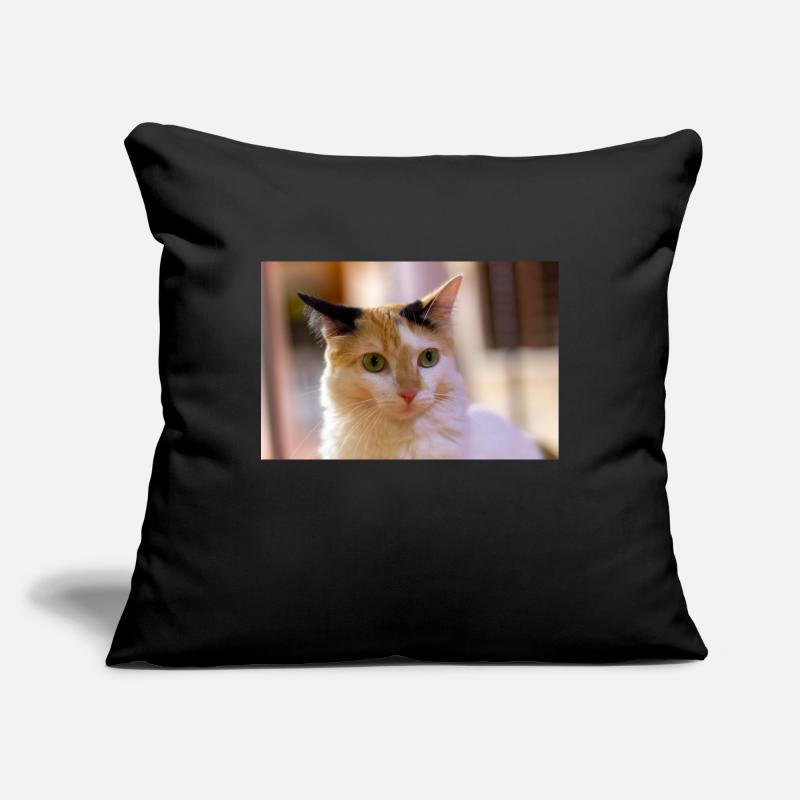 chat Housse de coussin décorative 45 x 45 cm
