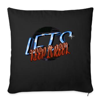 Citation amoureux des chats Anniversaire Humour Cadeau d’anniversaire - Housse de coussin décorative 45 x 45 cm - noir - Devant
