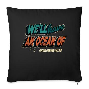 Quote Bodybuilder Cool Animal Beach Holiday Beard - Sofa pillowcase 17,3'' x 17,3'' (45 x 45 cm) - black - Front