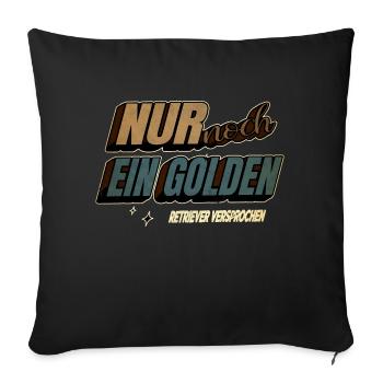 Paw Quote Greyhound Cool Geek Boxer Doggie Humor - Sofa pillowcase 17,3'' x 17,3'' (45 x 45 cm) - black - Front