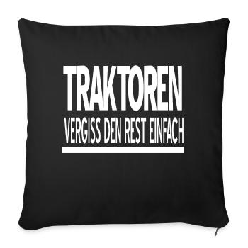 Traktoren - Sofakissenbezug 45 x 45 cm - Schwarz - Vorne