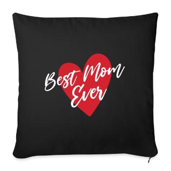 Meilleure maman de tous les temps - Housse de coussin décorative 45 x 45 cm - noir - Devant