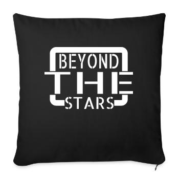 astronomy quote exploring flavors exploration gift - Sofa pillowcase 17,3'' x 17,3'' (45 x 45 cm) - black - Front
