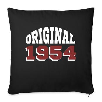 Original 1954 - Housse de coussin décorative 45 x 45 cm - noir - Devant