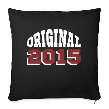 Original 2015 - Housse de coussin décorative 45 x 45 cm - noir - Devant