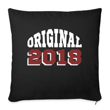 Original 2018 - Housse de coussin décorative 45 x 45 cm - noir - Devant