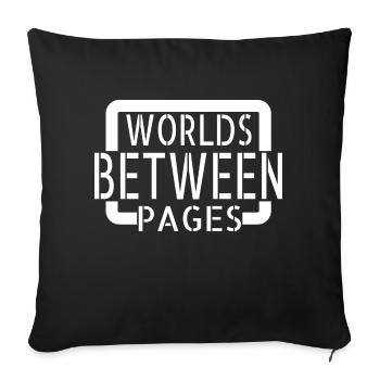 Reading Gift Idea Funny Present Book Lovers - Sofa pillowcase 17,3'' x 17,3'' (45 x 45 cm) - black - Front