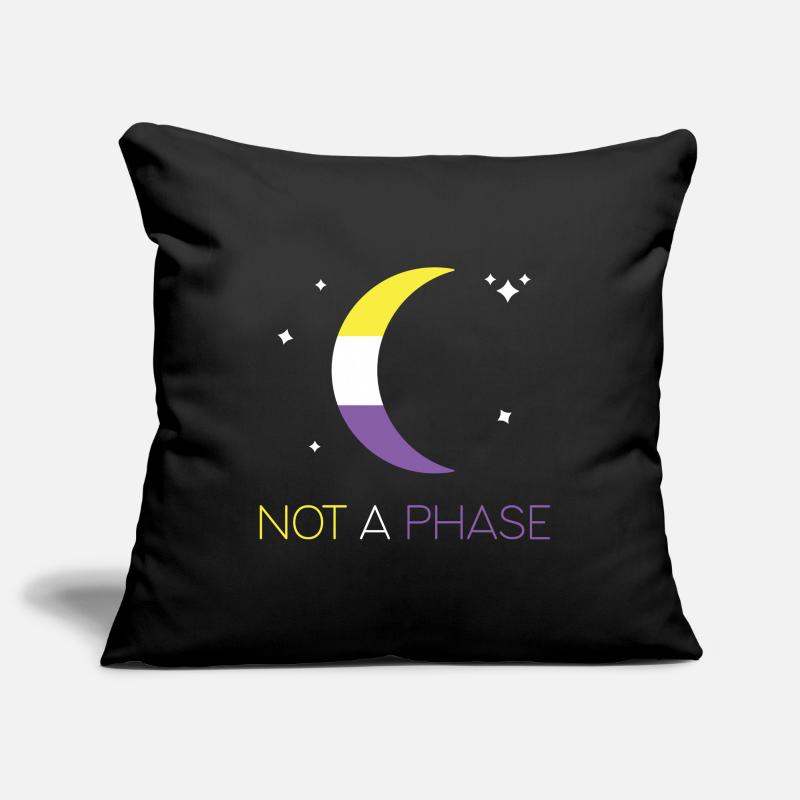 LGBTQ Pride Month - Not a Phase - Non-Binary Sofa pillowcase 17,3'' x 17,3'' (45 x 45 cm)