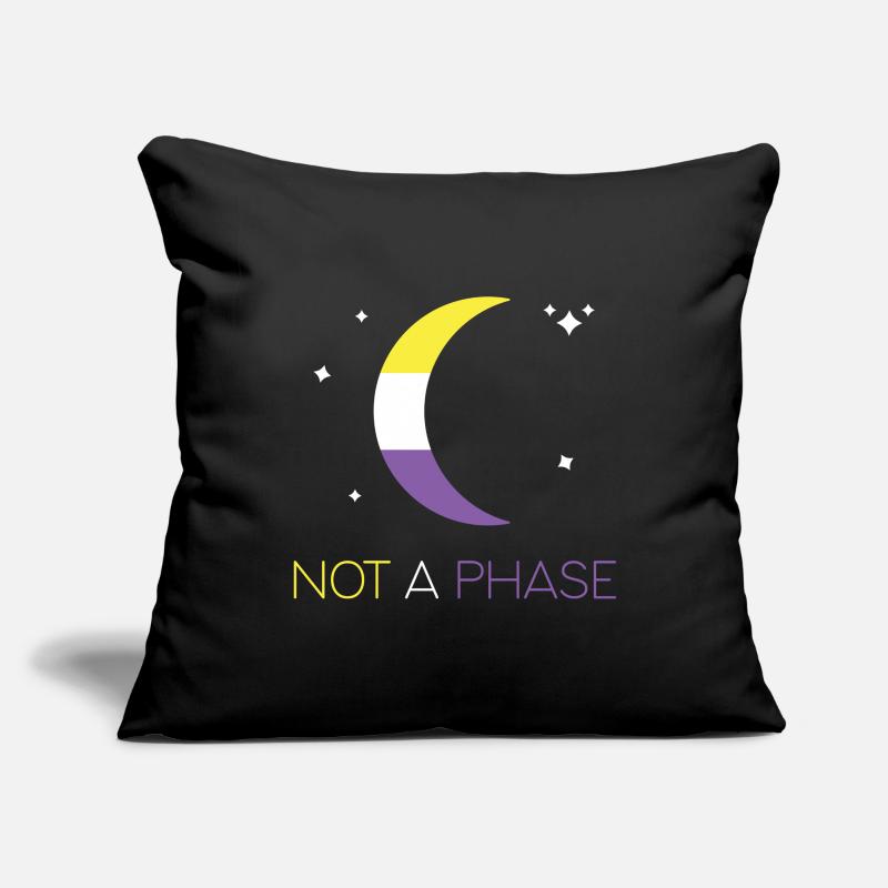 LGBTQ Pride Month - Not a Phase - Non-Binary Sofa pillowcase 17,3'' x 17,3'' (45 x 45 cm)