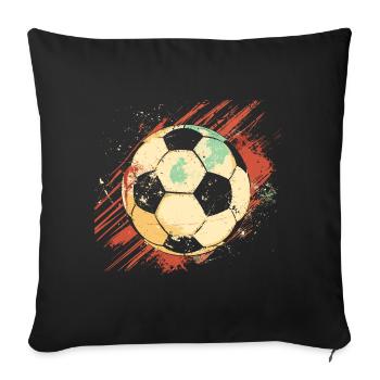 Football Graphics - Sofa pillowcase 17,3'' x 17,3'' (45 x 45 cm) - black - Front