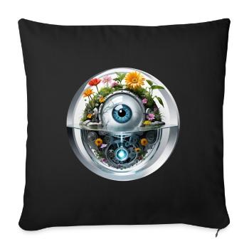 Montre - Housse de coussin décorative 45 x 45 cm - noir - Devant