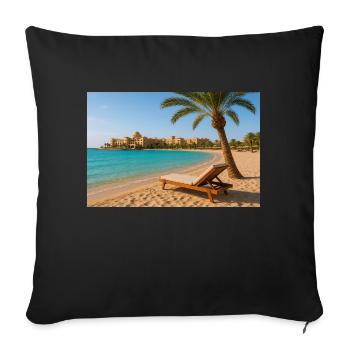 Soma Bay - Sofa pillowcase 17,3'' x 17,3'' (45 x 45 cm) - black - Front