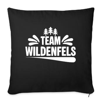 Team Wildenfels - Sofakissenbezug 45 x 45 cm - Schwarz - Vorne