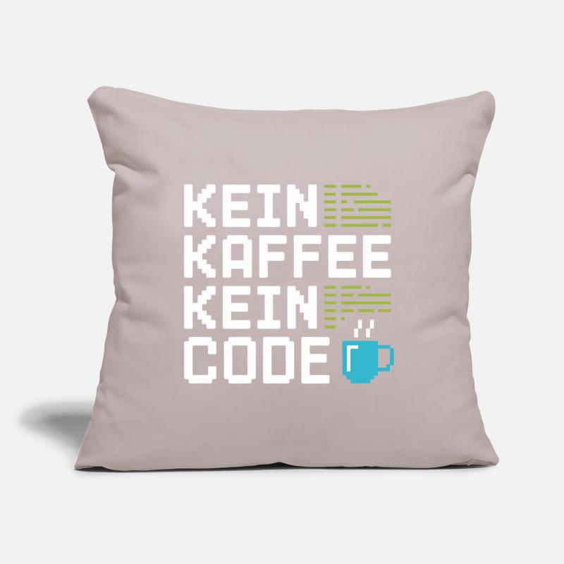 No Coffee No Code Programmer Computer Scientist Sofa pillowcase 17,3'' x 17,3'' (45 x 45 cm)