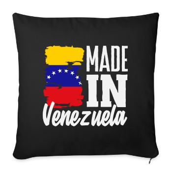 Venezuela Flag Pride & Home Venezuela - Sofa pillowcase 17,3'' x 17,3'' (45 x 45 cm) - black - Front