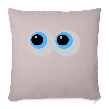 Eyes - Sofa pillowcase 17,3'' x 17,3'' (45 x 45 cm) - light taupe - Front
