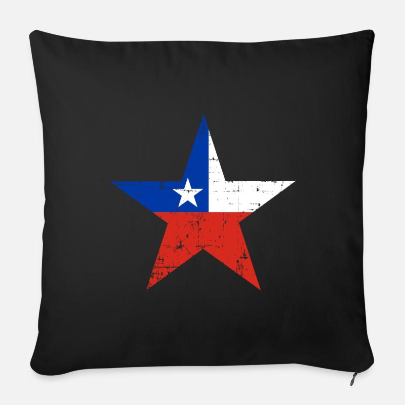 Chile - Sofakissenbezug 45 x 45 cm - Schwarz