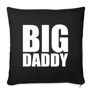 Big daddy - Sofakissenbezug 45 x 45 cm - Schwarz - Vorne