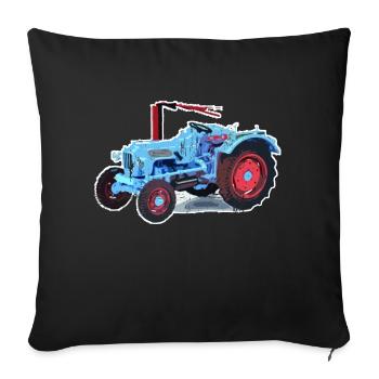 Tigre de chêne - Housse de coussin décorative 45 x 45 cm - noir - Devant
