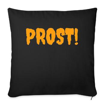 Prost - Sofakissenbezug 45 x 45 cm - Schwarz - Vorne