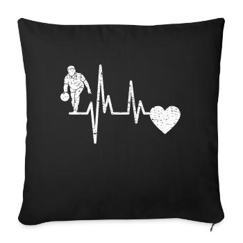 Bowling Kegel Gift Bowling Ball Bowler Bowling - Sofa pillowcase 17,3'' x 17,3'' (45 x 45 cm) - black - Front