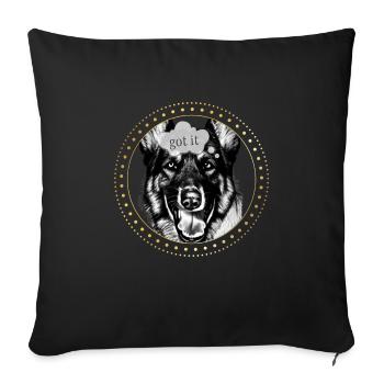 Winner - Sofa pillowcase 17,3'' x 17,3'' (45 x 45 cm) - black - Front