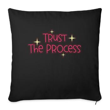 Trust the Process best 2023 Quotes - Housse de coussin décorative 45 x 45 cm - noir - Devant