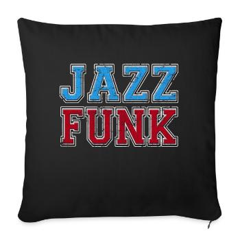 Jazz Funk Grunge - Sofa pillowcase 17,3'' x 17,3'' (45 x 45 cm) - black - Front