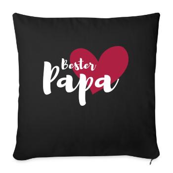 Lustiger Spruch Witzig Humor Geschenkidee - Sofakissenbezug 45 x 45 cm - Schwarz - Vorne
